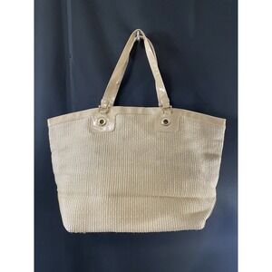 Versace Parfums Woven Wicker Beach Bag Tote Oversized High End Slow Fashion Glam